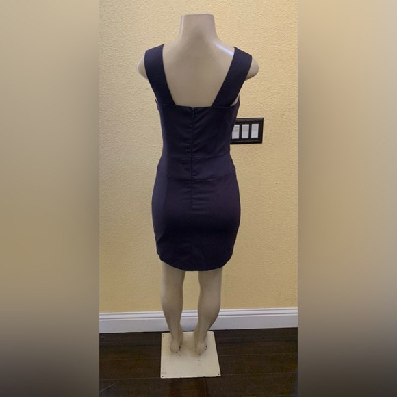 NWT Black Halo Size 6 Dark Gray Sleeveless Mini Dress - Picture 5 of 11